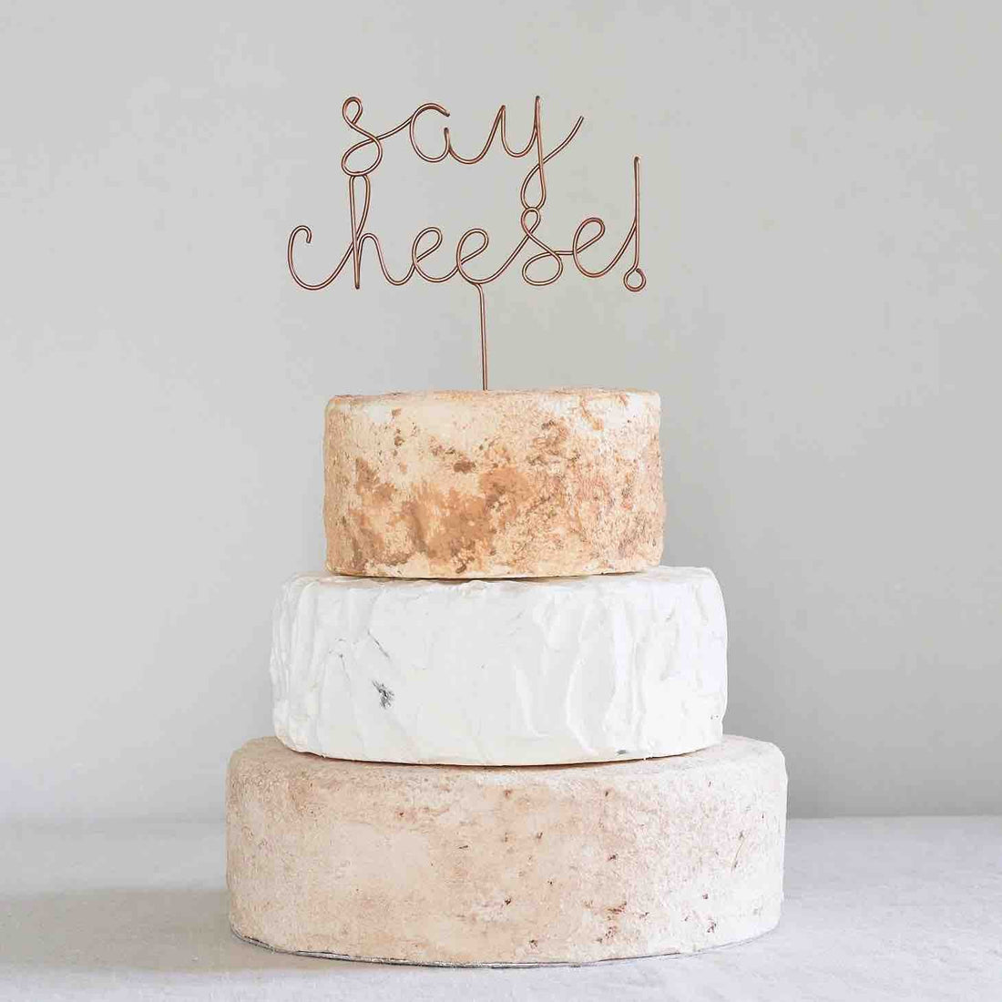 cheese wedding cake