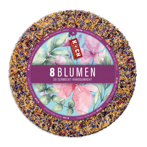 8 Blumen Cheese - Swiss Pressed Cheese with Appenzell Flowers